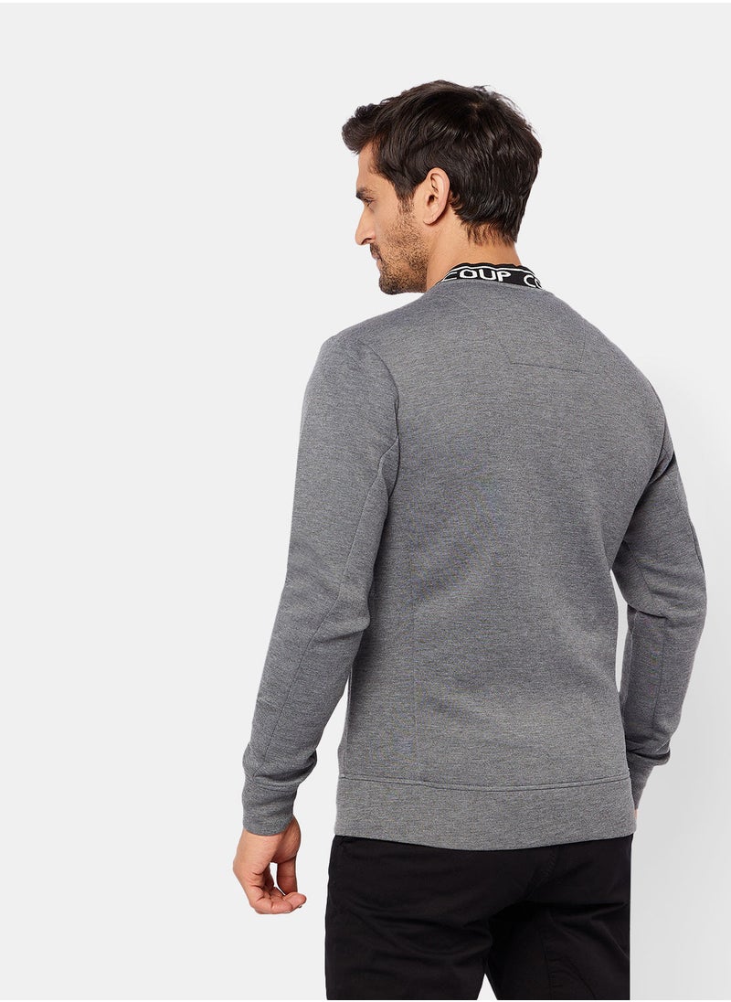 Coup - Logo Collar Zipper Jacket - Image 1