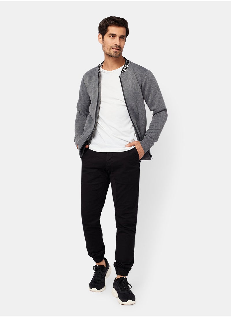Coup - Logo Collar Zipper Jacket - Image 1