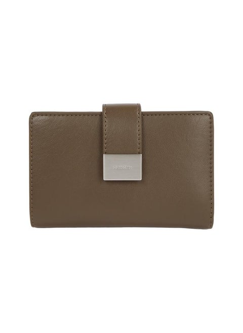 MEDIUM BIFOLD WALLET WITH HARDWARE SNAP