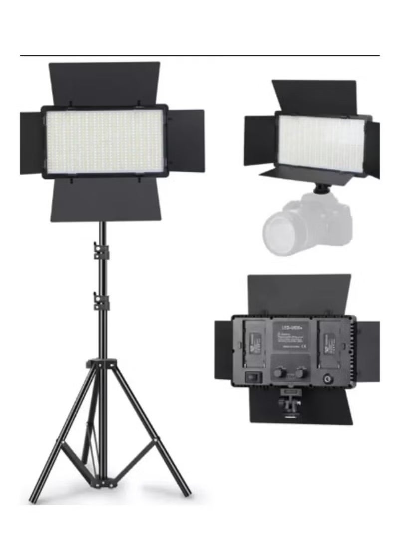 Generic - Pro LED 800 Light Kit Vericolor For Photoshoot & Videography Adjustable Brightness & Color With Tripod - Image 1