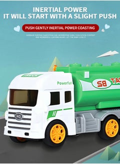 GROIC Garbage Truck Toys, Waste Management Recycling Vehicle Toys, Children's Garbage Sorting Cards, Recyclable Garbage Sorting Inertial Vehicles, Children's Educational Toys  - Image 3