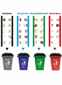 GROIC Garbage Truck Toys, Waste Management Recycling Vehicle Toys, Children's Garbage Sorting Cards, Recyclable Garbage Sorting Inertial Vehicles, Children's Educational Toys  - Image 4