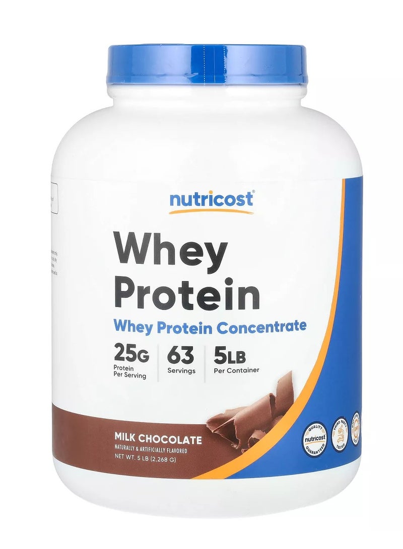 مسحوق بروتين مصل اللبن المركز من نيوتريكوست بنكهة الشوكولاتة، 5 رطل - Image 1