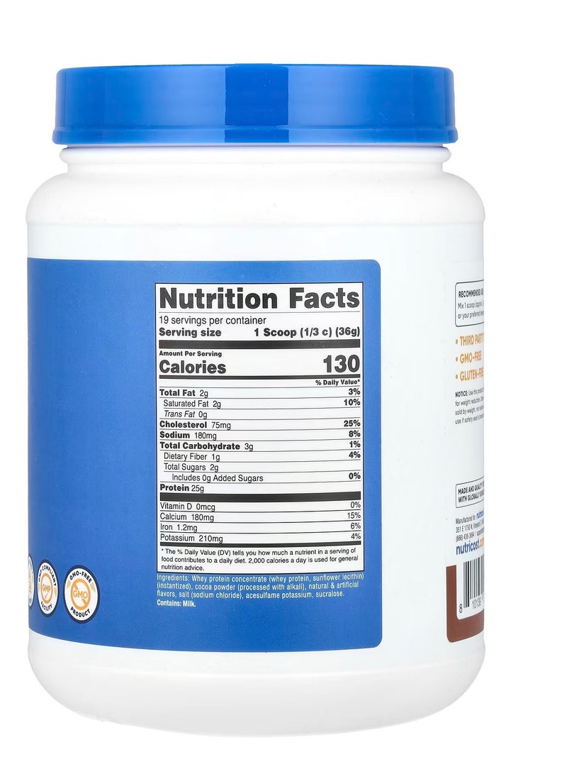 مسحوق بروتين مصل اللبن المركز من نيوتريكوست بنكهة الشوكولاتة، 5 رطل - Image 2