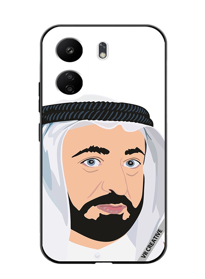 VR CREATIVE Protective Case Cover For Xiaomi Redmi 13C Sheikh Sultan Bin Mohammed Bin Sultan Al Design Multicolour - Image 1