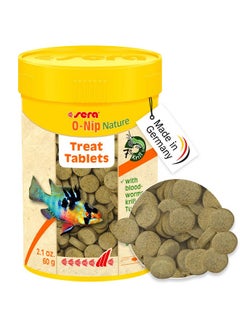 ONip Nature 100 Tabs 2.1 Oz | Complete Feed For All Ornamental Fish | Adhesive Tablets Stick To The Aquarium Glass | High Protein | No Dyes & Preservatives | With Bloodworms, Krill & Tubifex - pzsku/Z365B09AC9E22EED3CFF6Z/45/_/1726221316/c2eff32d-e97b-483d-9b6b-a9f0272d3453