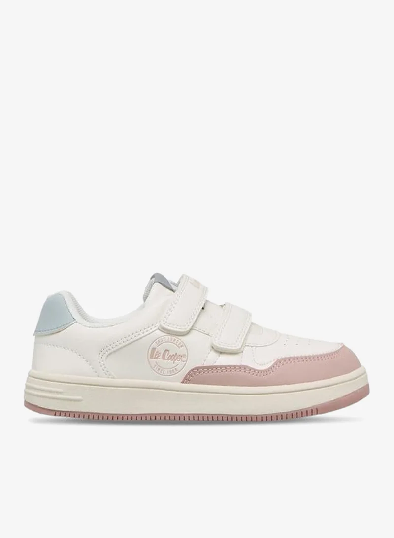 Girls Hook & Loop Ankle School Sneakers