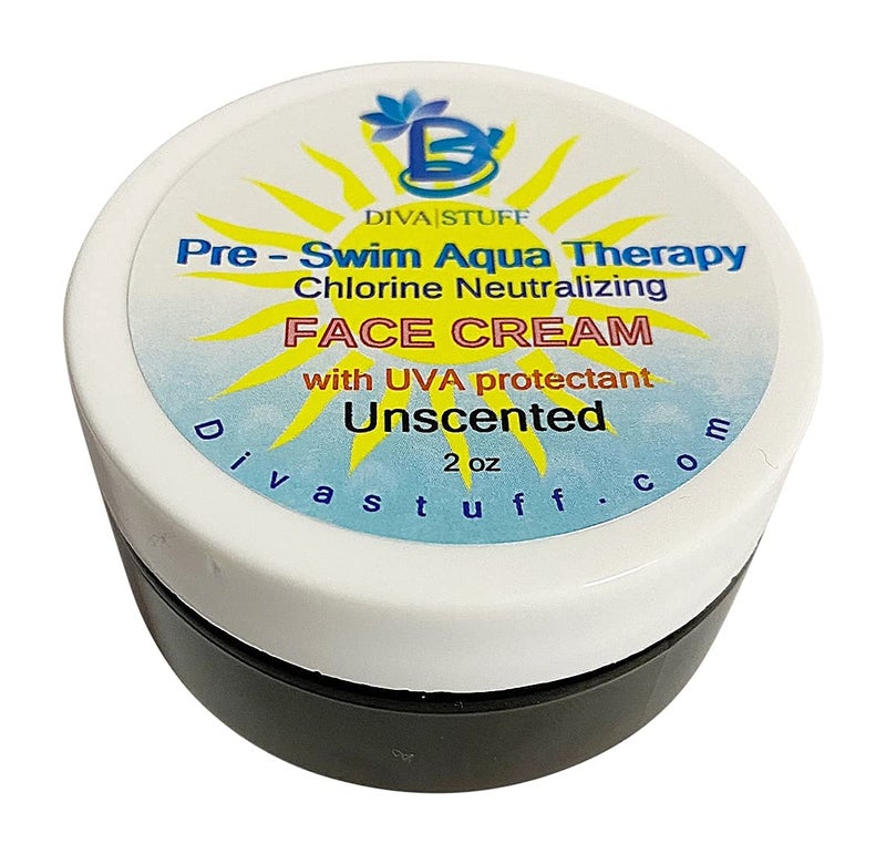 Diva Stuff PreSwim For The Face Aqua Therapy Chlorine Neutralizing Body Lotion Protects Skin From Chlorine and Salt Water Gentle Formula
