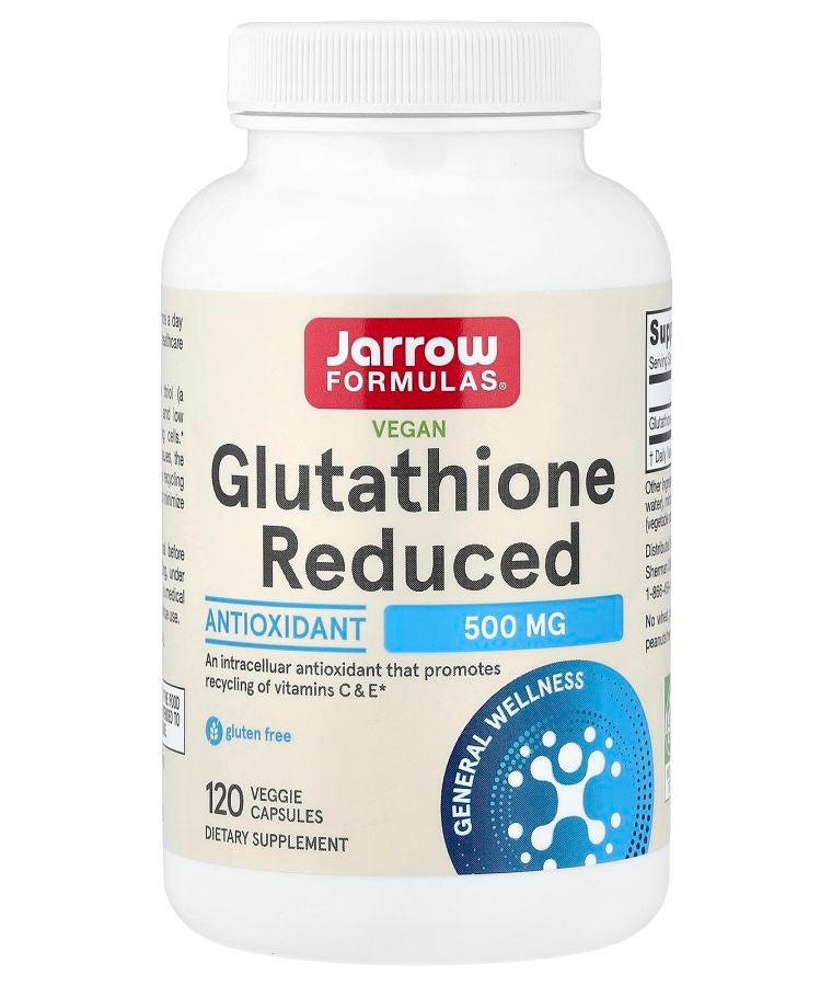 jarrow formulas Vegan Glutathione Reduced 500 mg 120 Veggie Capsules