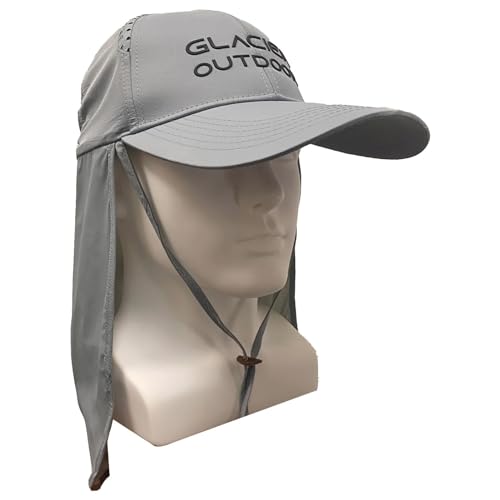 Glacier Glove Unisex Mojave UPF 50+ Sun Hat, Gray | Lightweight Breathable Quick-Drying Fishing Hat with Long Bill, Adjustable Toggle & Adjustable Chin Strap, One Size Fits Most - Image 5