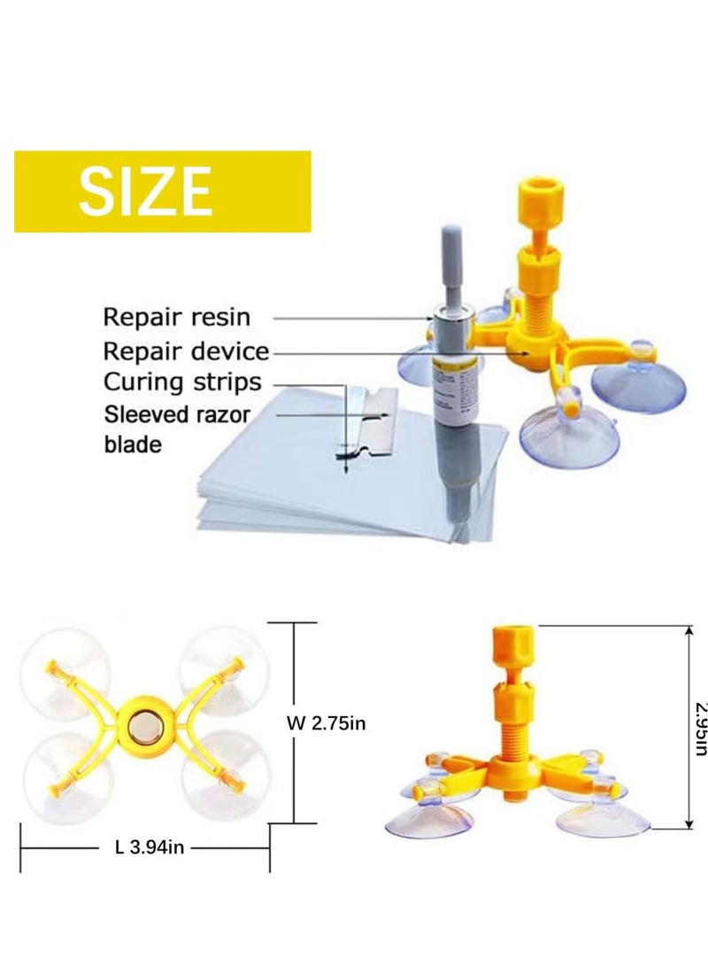 ELTRAZONE Windshield Repair Kit – Complete DIY Solution for Chips & Cracks, Easy to Use, Fast & Effective, Safe for All Vehicles, Achieve Professional Results at Home - Image 3