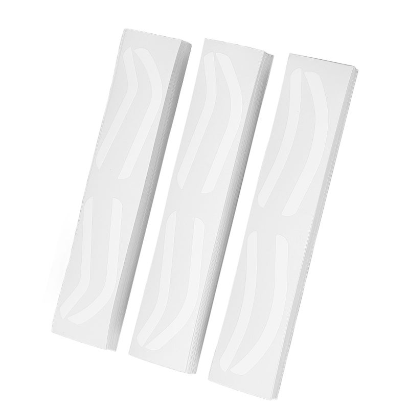 150 Sheets Eyebrow Airbrush Sticker Stencil Disposable Eyebrow Shaping Template Eyebrow Tint Sticker for All Face Shapes and Sizes - Image 1