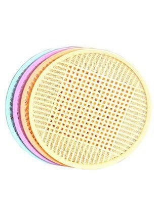 AL NOOR Al Noor Plastic roti chapati Plate Sandwich Bread Plate Many Purpose for Kitchen,10.5 inch Multi Color (6pcs)  - Image 3