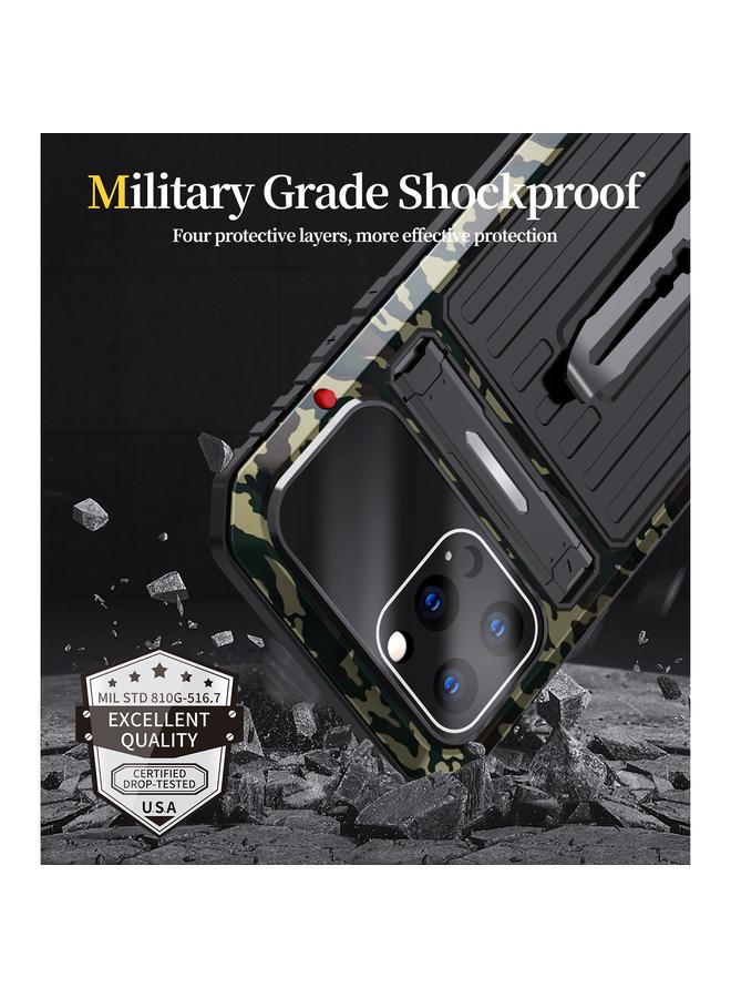 S-TOP Case For iPhone 12 Pro Max Armor Shockproof Splash-proof Dust-proof Phone Case with Holder - Image 4