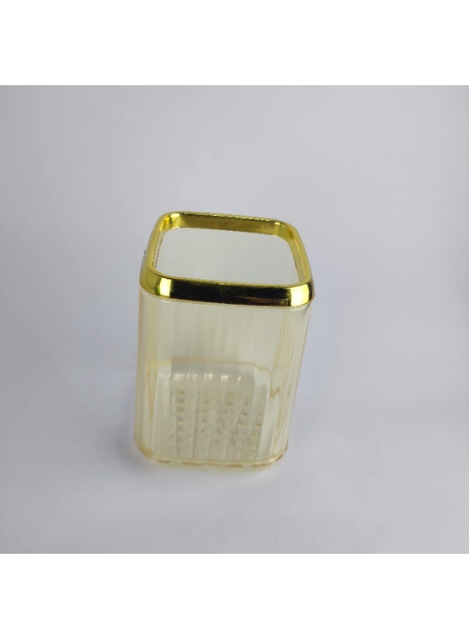 حامل فرش المكياج أكريليك ضد الكسر – تنظيم أنيق وسهل الاستخدام - Image 2