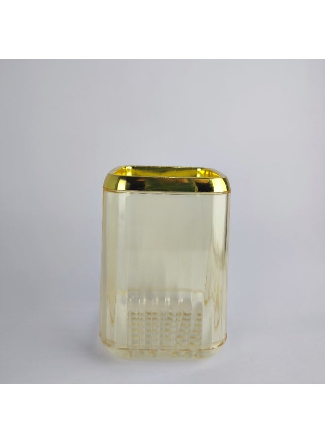 حامل فرش المكياج أكريليك ضد الكسر – تنظيم أنيق وسهل الاستخدام - Image 1