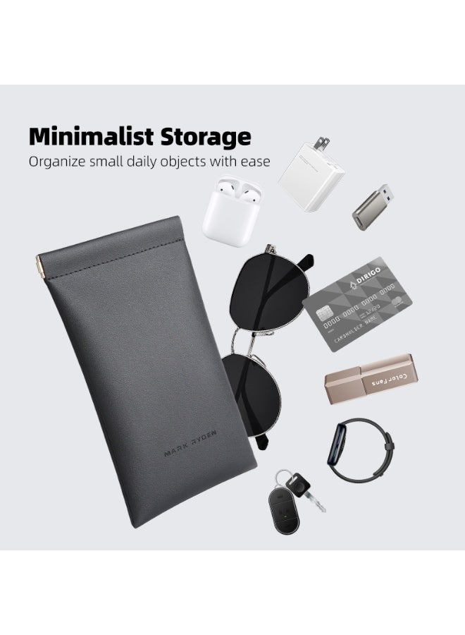 Mark Ryden MR79 Light Line Wallet Slim Minimalist Card Holder Splash Proof Oxford Magnetic One Hand Closure Lightweight Everyday Wallet - Image 4