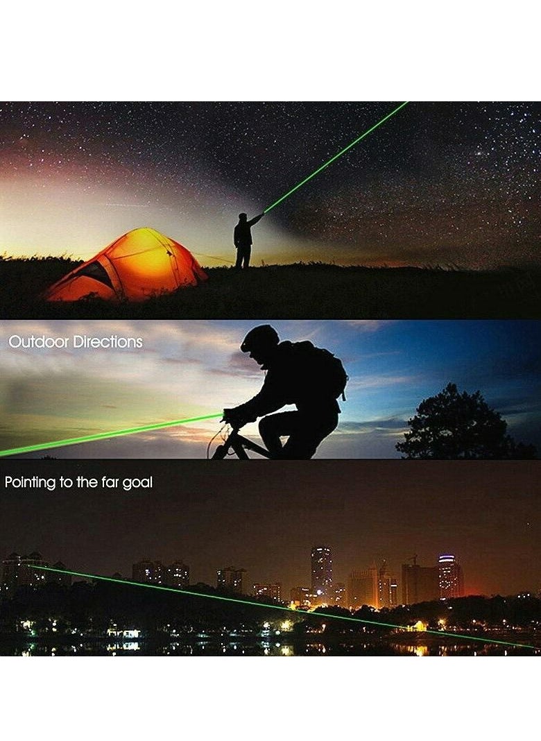 WAOKN - 2 in 1 green Laser Pointer With Star Cap High Power Lazer Sight Light Pen Powerful Laser Meter Tactical Pen - Image 1