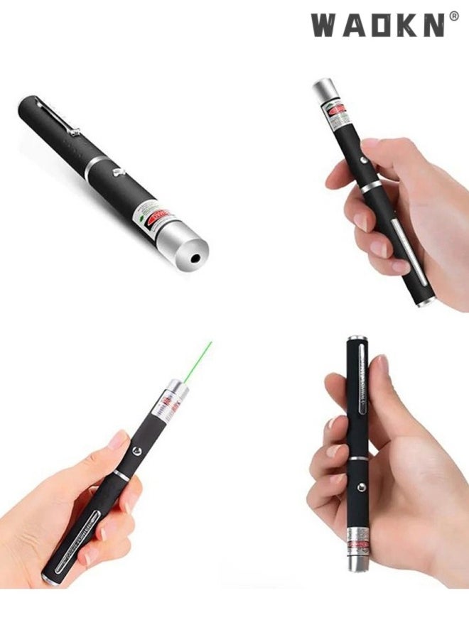 WAOKN - 2 in 1 green Laser Pointer With Star Cap High Power Lazer Sight Light Pen Powerful Laser Meter Tactical Pen - Image 1