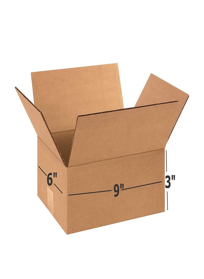 Box Brother 3 Ply Brown Corrugated Packaging Box Size: 9x6x3 Length 9 in Width 6 in Height 3 in Suitable E-commerce Shipping, Ideal as Home Shifting & Storage, Shipping Pack of 100 - Image 1