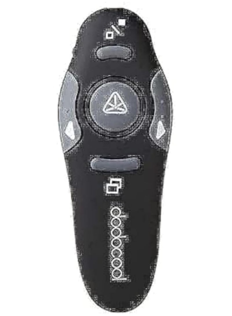 ماوس ومؤشر وقلم ليزر لاسلكي 2.4 جيجا هيرتز USB مناسب لعروض باوربوينت