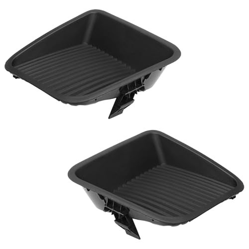 BXZ Front Fog Light Lamp Cover Bumper Insert w/o Fog Lamps Holes Pair For 2014-2021 Toyota Tundra - Image 5
