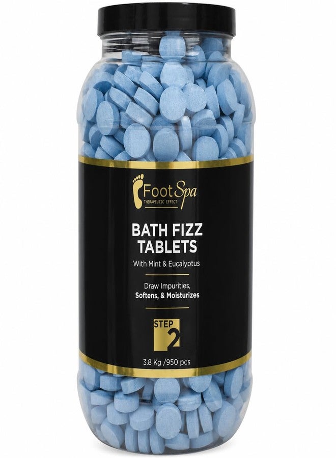 footspa Foot Spa Professional Pedicure Soak - Functional Pre-Treatment for Pedicures with One 8 lb Jar for 950 tablets, Effortlessly Dissolves Hardened Skin for a Smooth, Clean Canvas - 128 Ounce - Image 1