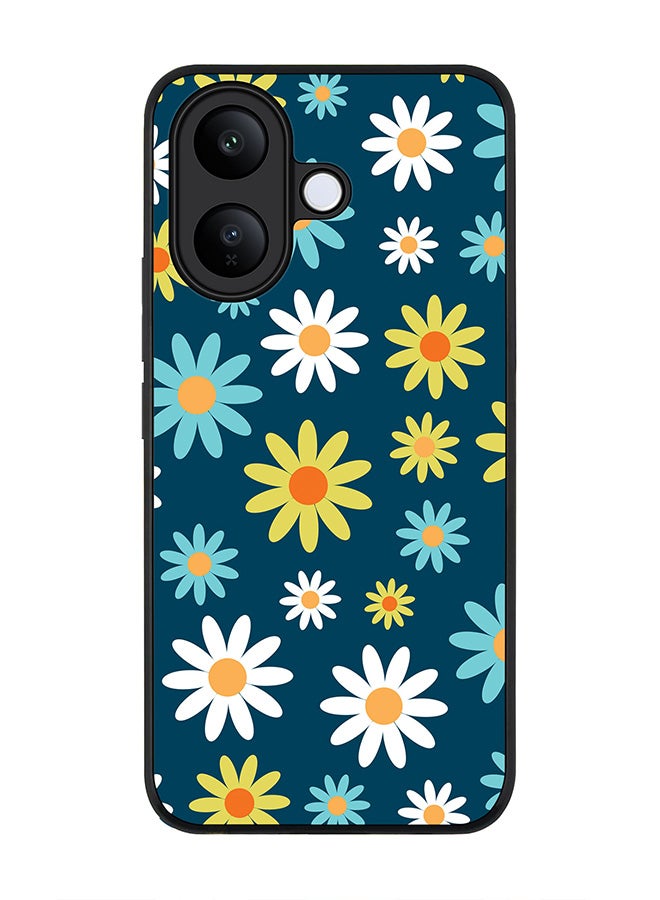 Stylizedd For vivo V60 Lite 5G / V60 Lite 4G Case,Slim fit Camera Protection, Shockproof Thin Phone cover  - Pick A Daisy - Image 1