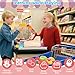 maysida 2026 Wooden Toy Cash Register for KidsRechargeable Counting Wood Cash Register Toys Kids Cash Register with Scanner Realistic for Boy Girl Age 24 48 Pretend Toy RolePlaying Birthday Ideals Gift - Image 4