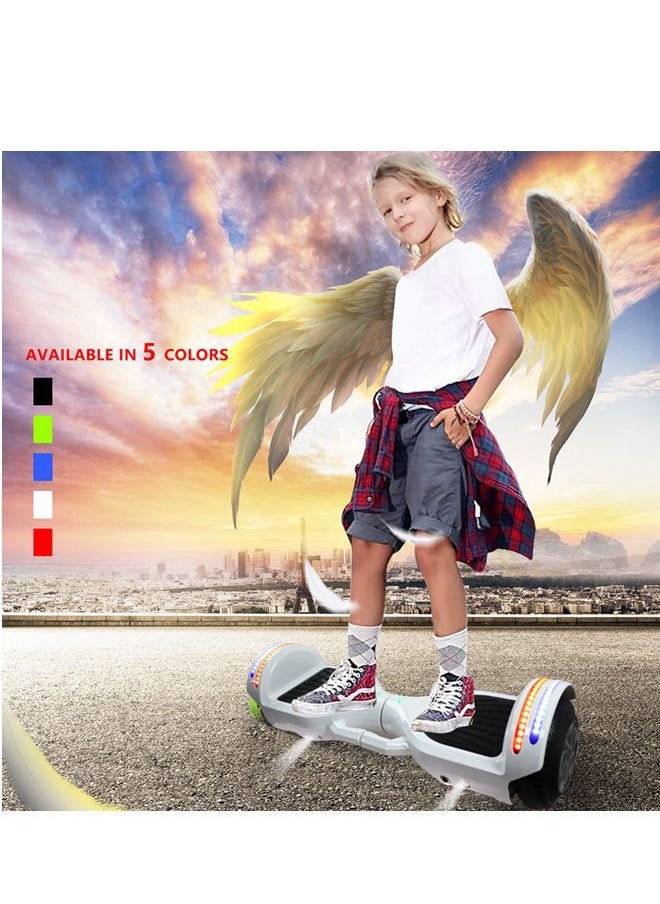 Generic - 6.5inch Smart Electric Scooter 2 Wheels Self Balancing Scooter Lithium Battery Hoverboard Bluetooth with Led Lights. - Image 1