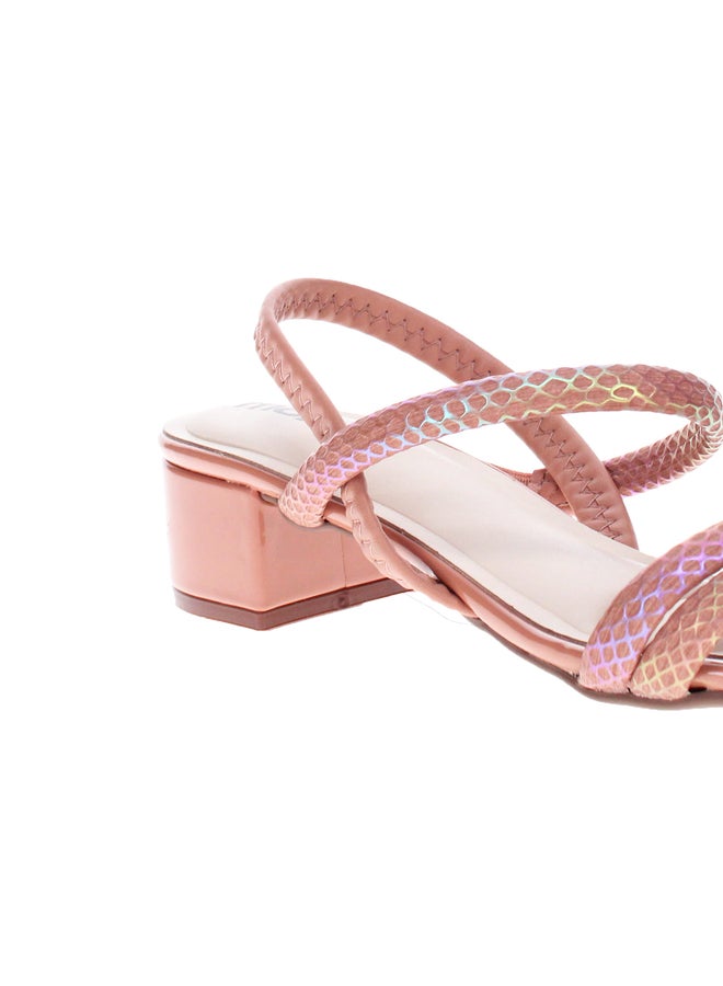 MOLECA Leopard Print Flat Sandals - Image 1