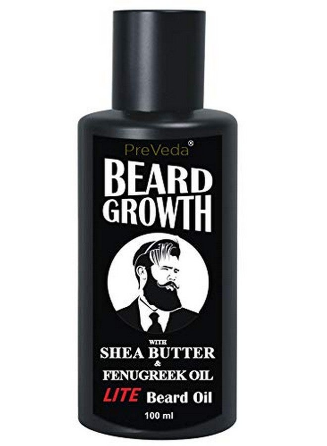 بريفيدا زيت شعر PreVeda® Best Beard Growth LITE بزبدة الشيا وزيت الحلبة، زيت عشبي طبيعي ممتاز للحية والشارب، زيت عضوي نقي | منتج خادي 100 مل - Image 1