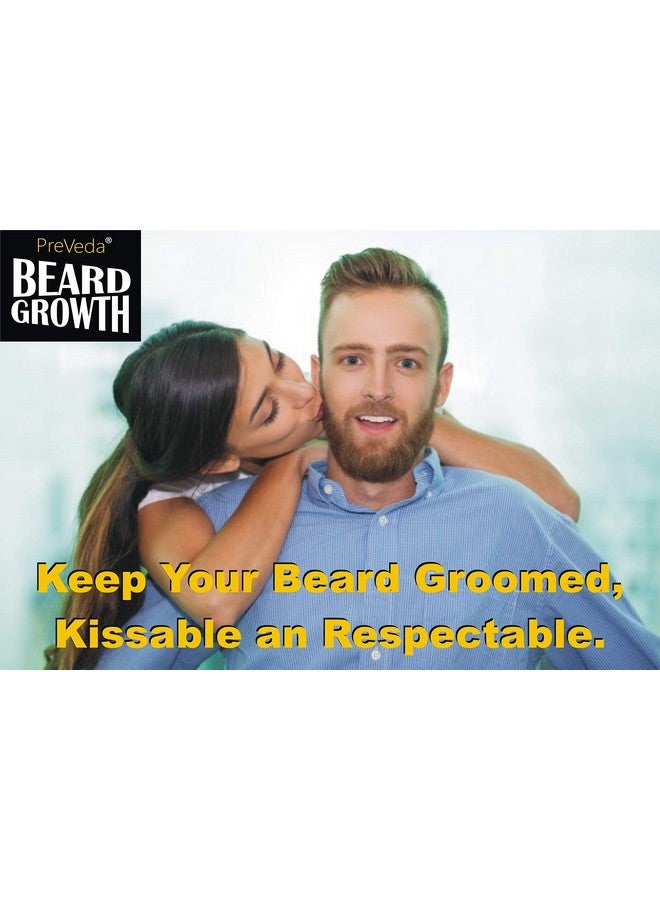 بريفيدا زيت شعر PreVeda® Best Beard Growth LITE بزبدة الشيا وزيت الحلبة، زيت عشبي طبيعي ممتاز للحية والشارب، زيت عضوي نقي | منتج خادي 100 مل - Image 3