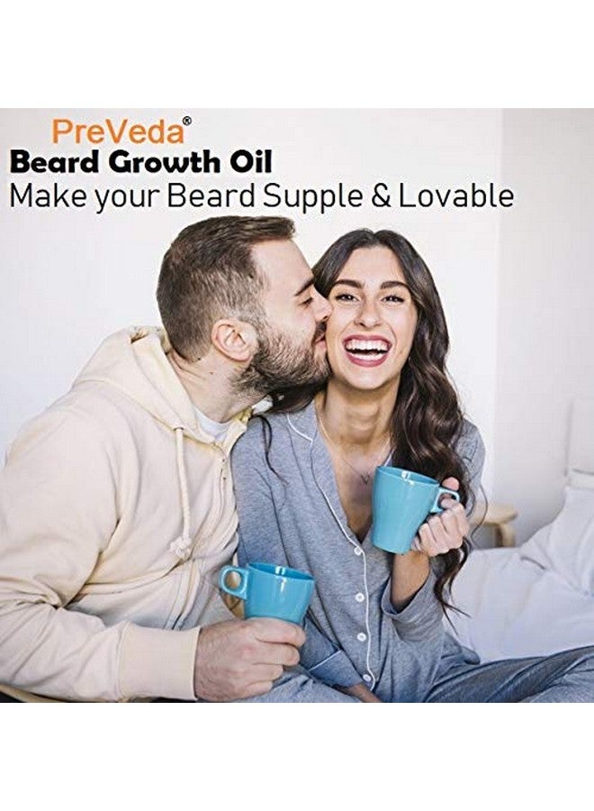 بريفيدا زيت شعر PreVeda® Best Beard Growth LITE بزبدة الشيا وزيت الحلبة، زيت عشبي طبيعي ممتاز للحية والشارب، زيت عضوي نقي | منتج خادي 100 مل - Image 5
