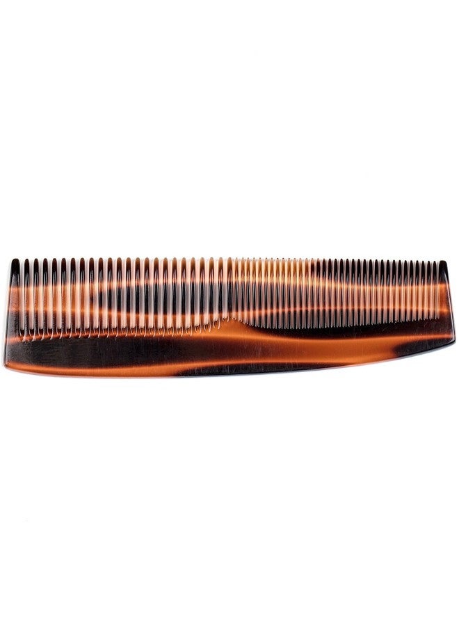 Fendrihan Hand Finished Double Tooth Comb for Men, Faux Tortoise (6.7 Inches) - Image 3