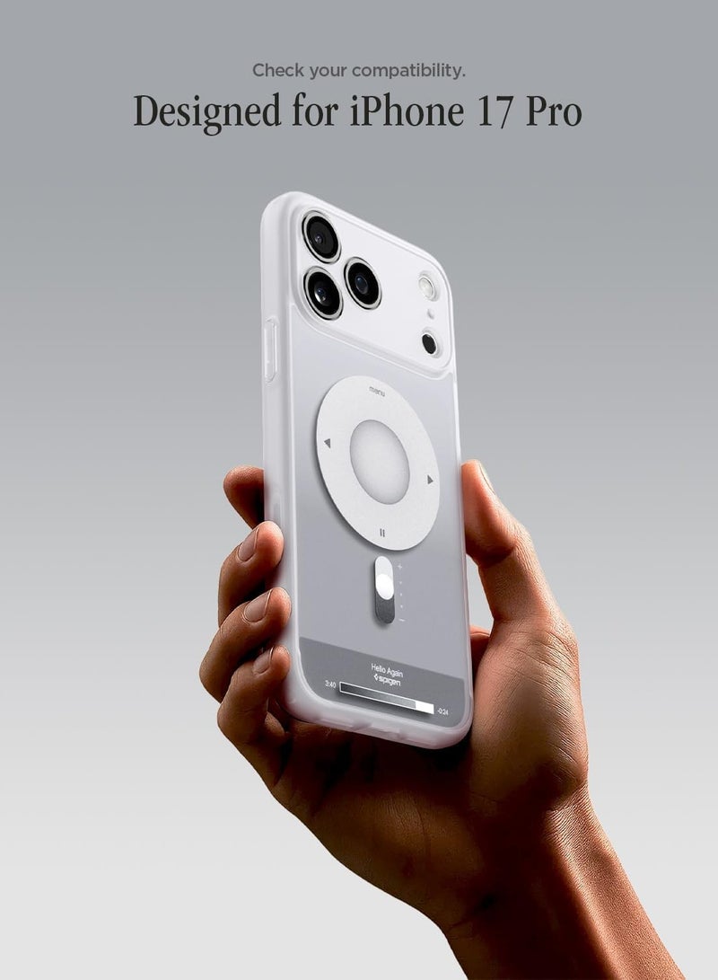 Spigen غطاء حماية Ultra Hybrid MagFit لجهاز iPhone 17 PRO مع MagSafe (2025) - فضي كلاسيكي - Image 2