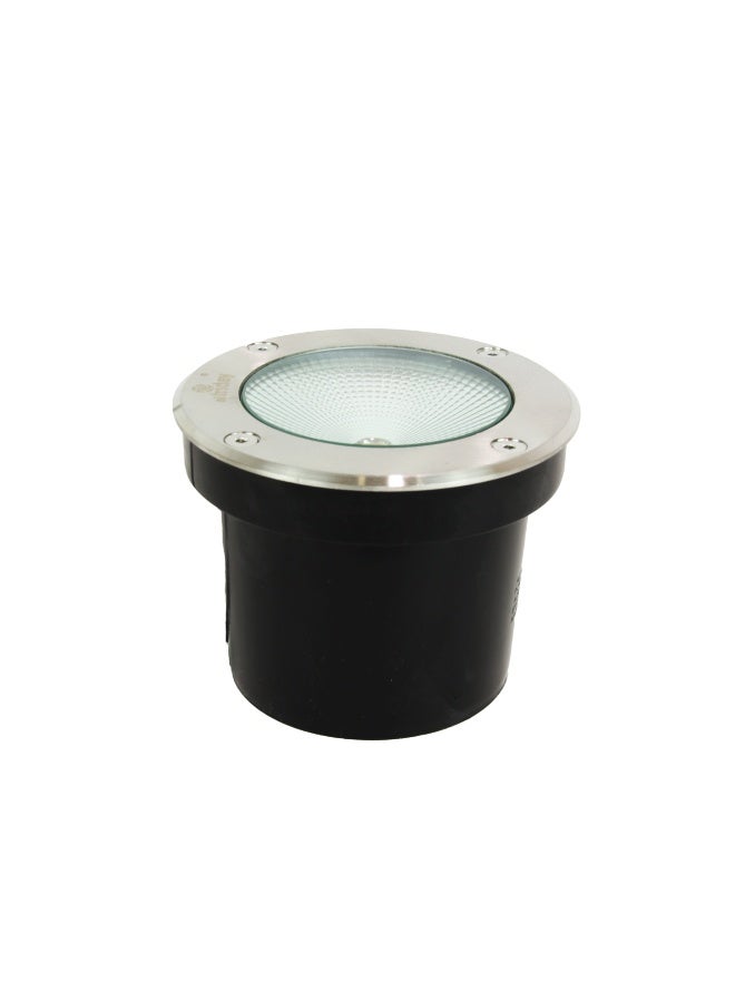 ALFRIDAY In-Ground Recessed Uplight — 12W COB, IP65 Waterproof, 3000K Warm, Stainless Steel Top - Image 1