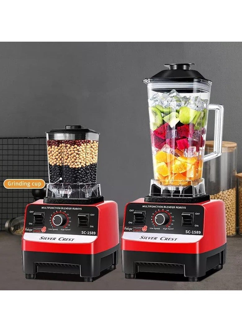 Magico - Magico Home Multifunctional Mixer Robot 7000W 15 Speed Durable Blades 8 Teeth Large Capacity 2L for All Your Mixing Needs - Image 1