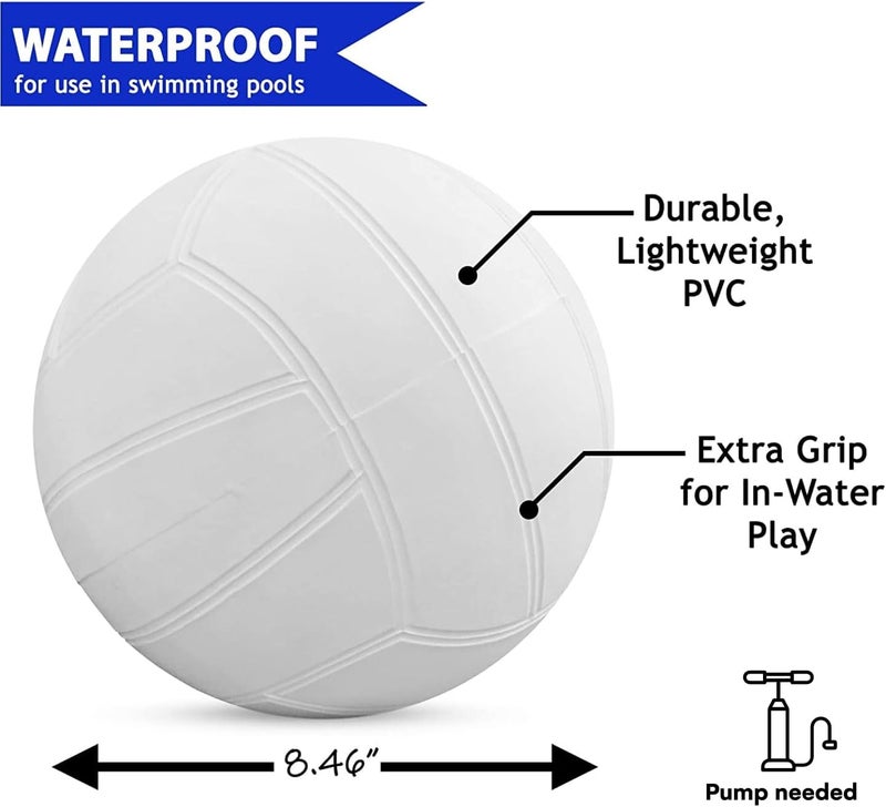 Botabee Swimming Pool Standard Size Water Volleyball | For Use With Dunnrite, Intex, Swimways or Other Pool Sets - Image 2