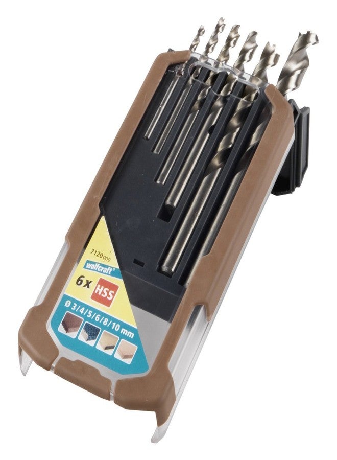 Wolfcraft 7120000 HSS WOOD DRILLS PROF., Ø 3-10 MM - Image 1