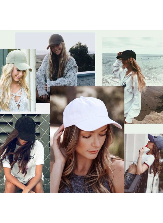 AynnQueen - Baseball Cap with Hair Extensions for Women Adjustable Hat with Synthetic Wig Attached 24inch Long Wavy Hair Black Baseball Cap (Ash Blonde) - Image 1