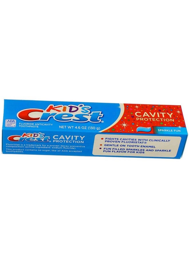 Crest Kids Tube Size Sparkle Fun Cavity Protection Toothpaste, 4.6 Oz - Image 1