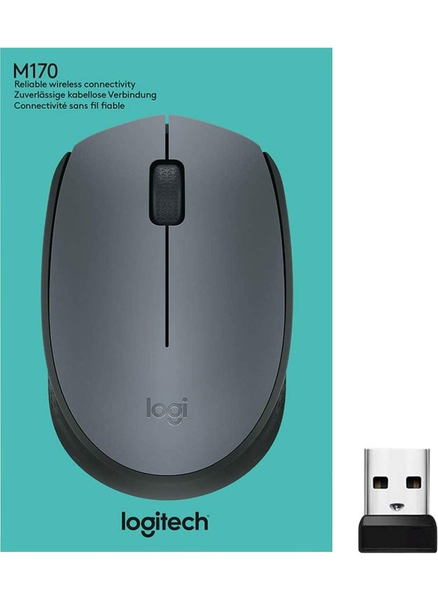BYR Logitech M170 USB Black Wireless Mouse 910-004642 [ tek]  - Image 3