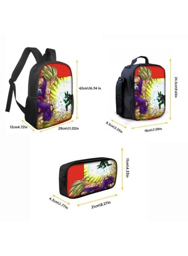 عام حقيبة ظهر مطبوعة عالمية مشتركة - مجموعة حقائب ظهر من ثلاث قطع (متوفرة للطلاب والأطفال والأصدقاء في النزهايات وتسلق الجبال وما إلى ذلك) - 13 - Image 4