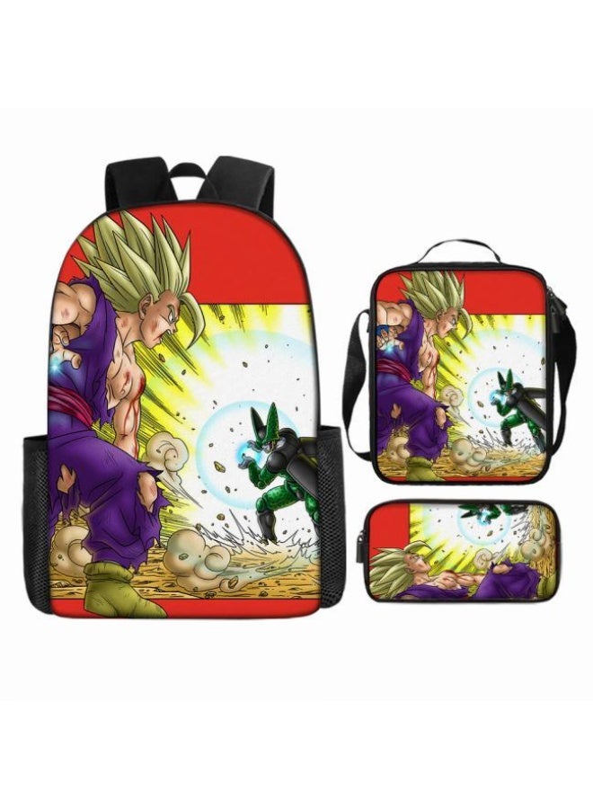 عام حقيبة ظهر مطبوعة عالمية مشتركة - مجموعة حقائب ظهر من ثلاث قطع (متوفرة للطلاب والأطفال والأصدقاء في النزهايات وتسلق الجبال وما إلى ذلك) - 13 - Image 3