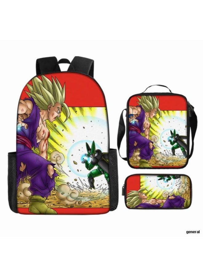 عام حقيبة ظهر مطبوعة عالمية مشتركة - مجموعة حقائب ظهر من ثلاث قطع (متوفرة للطلاب والأطفال والأصدقاء في النزهايات وتسلق الجبال وما إلى ذلك) - 13 - Image 1