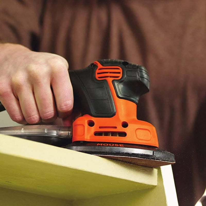 LotFancy أوراق صنفرة 120 حبيبة لمناشير بلاك آند ديكر ماوس، 50 قطعة 12 ثقب ورق صنفرة بخطاف وحلقة - لوت فانسيد - Image 5