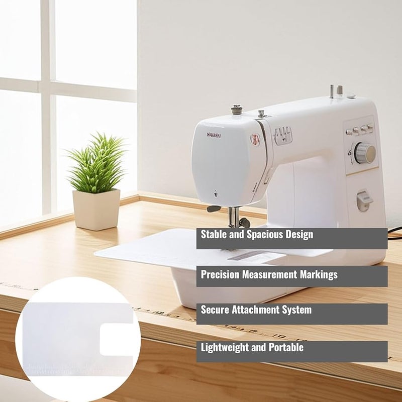 Fanghua 505A طاولة تمديد بيضاء لماكينة الخياطة مع حصيرة قطع القماش المحمولة - Image 4