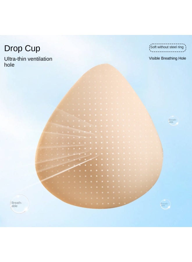 an zhi ban Pcs [ultra-thin Barely-there Cool Breeze] Invisible Foundation Liquid Underwear With Breathable Mesh Cups For Lifting & Push-up Effect - Image 4