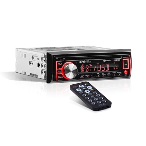 BOSS Audio Systems Elite 560BRGB Car Stereo System - Single Din, Bluetooth Audio and Calling Head Unit, CD Player, USB, AM/FM Radio Receiver, Multicolor Illumination, Hook Up To Amplifier - Image 1